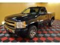 2008 Dark Blue Metallic Chevrolet Silverado 1500 LS Regular Cab 4x4  photo #2