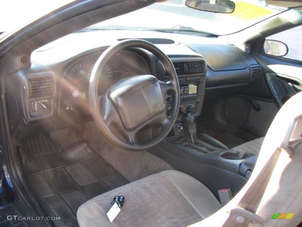 2002 Camaro Coupe - Navy Blue Metallic / Medium Gray photo #5