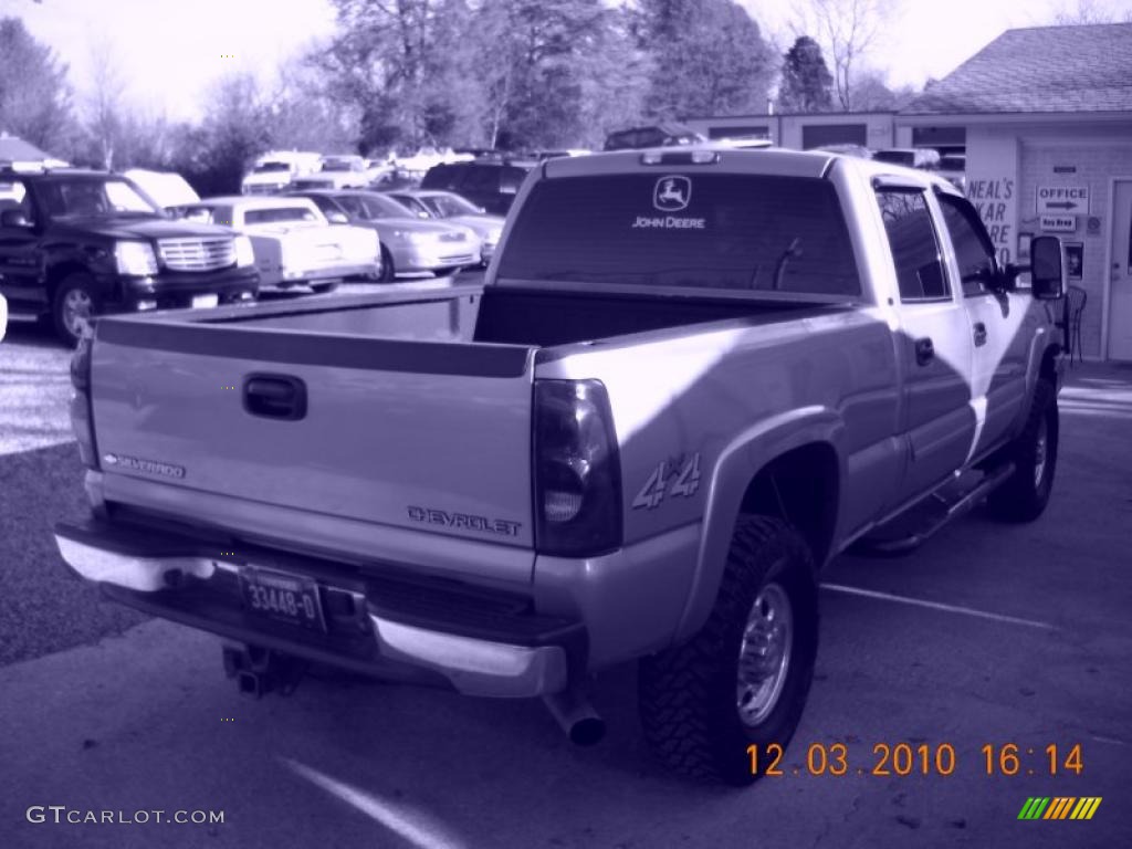 2003 Silverado 2500HD LS Crew Cab 4x4 - Light Pewter Metallic / Tan photo #25