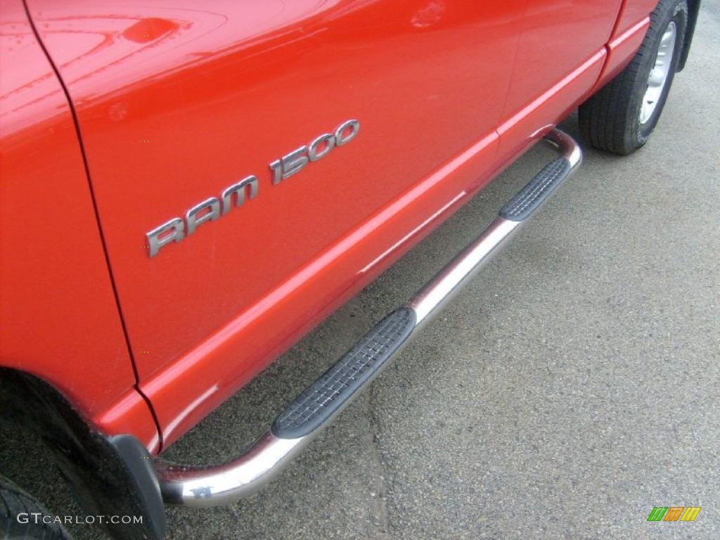 2003 Ram 1500 SLT Quad Cab 4x4 - Flame Red / Dark Slate Gray photo #10