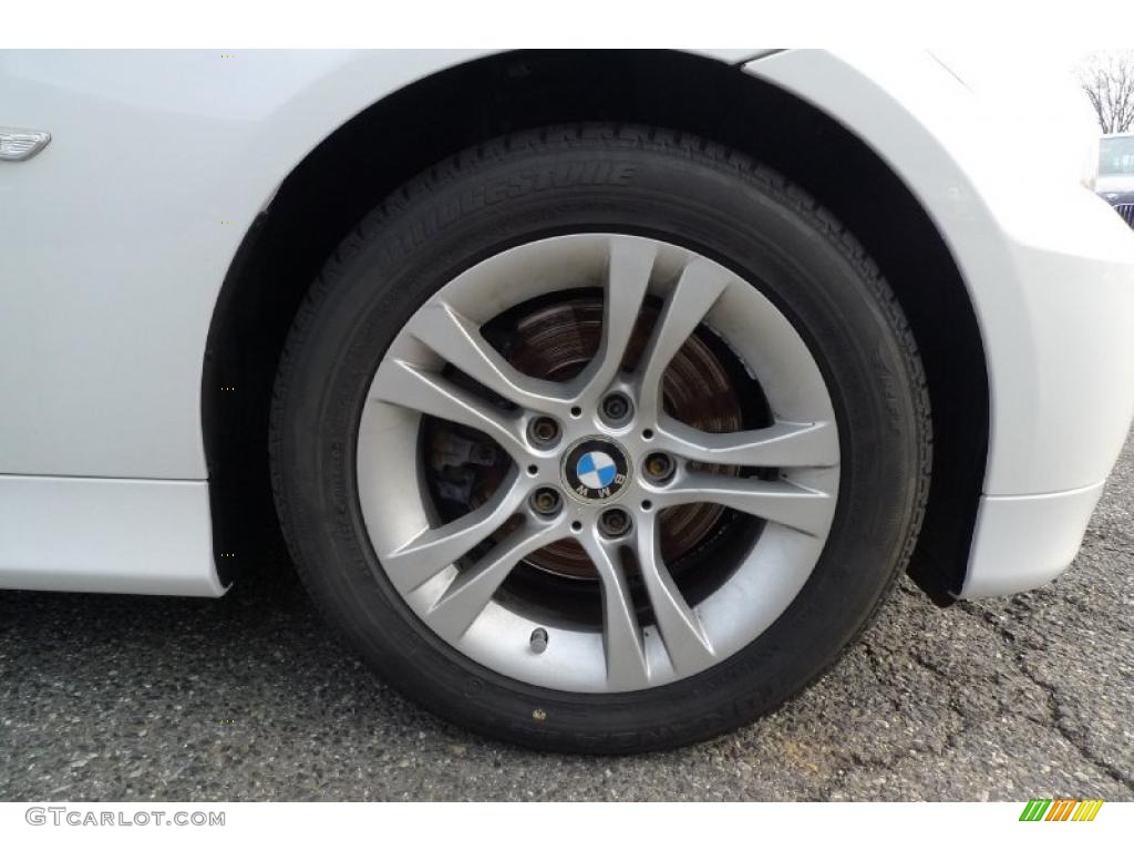 2008 3 Series 328xi Sedan - Alpine White / Beige photo #21