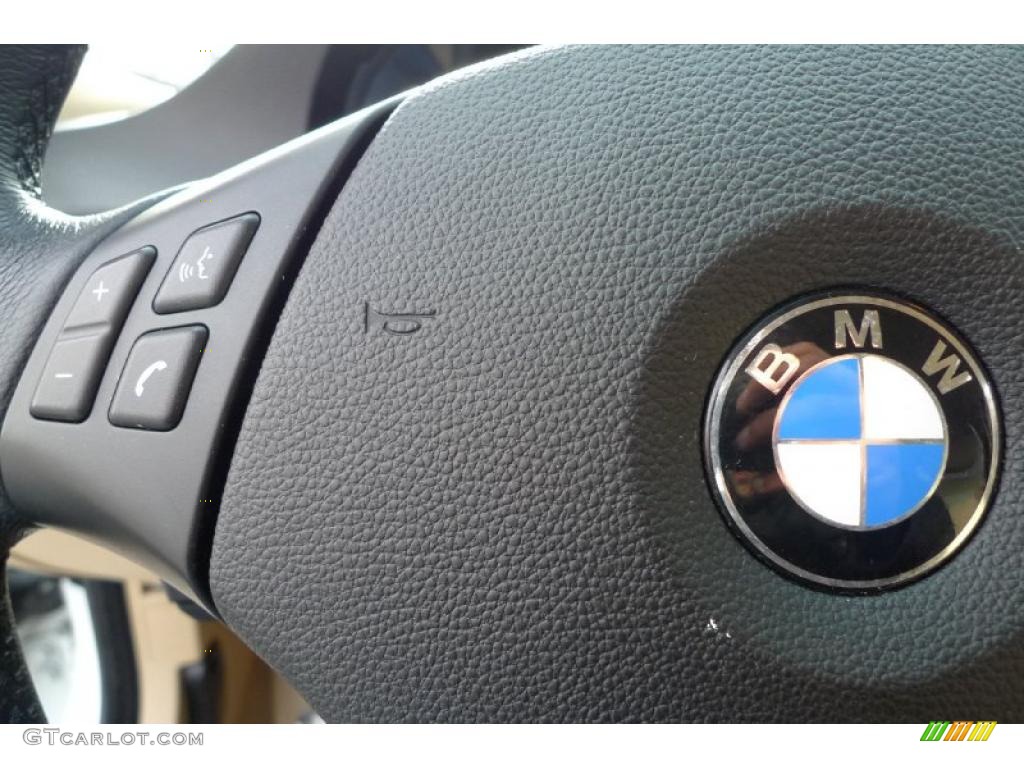 2008 3 Series 328xi Sedan - Alpine White / Beige photo #40