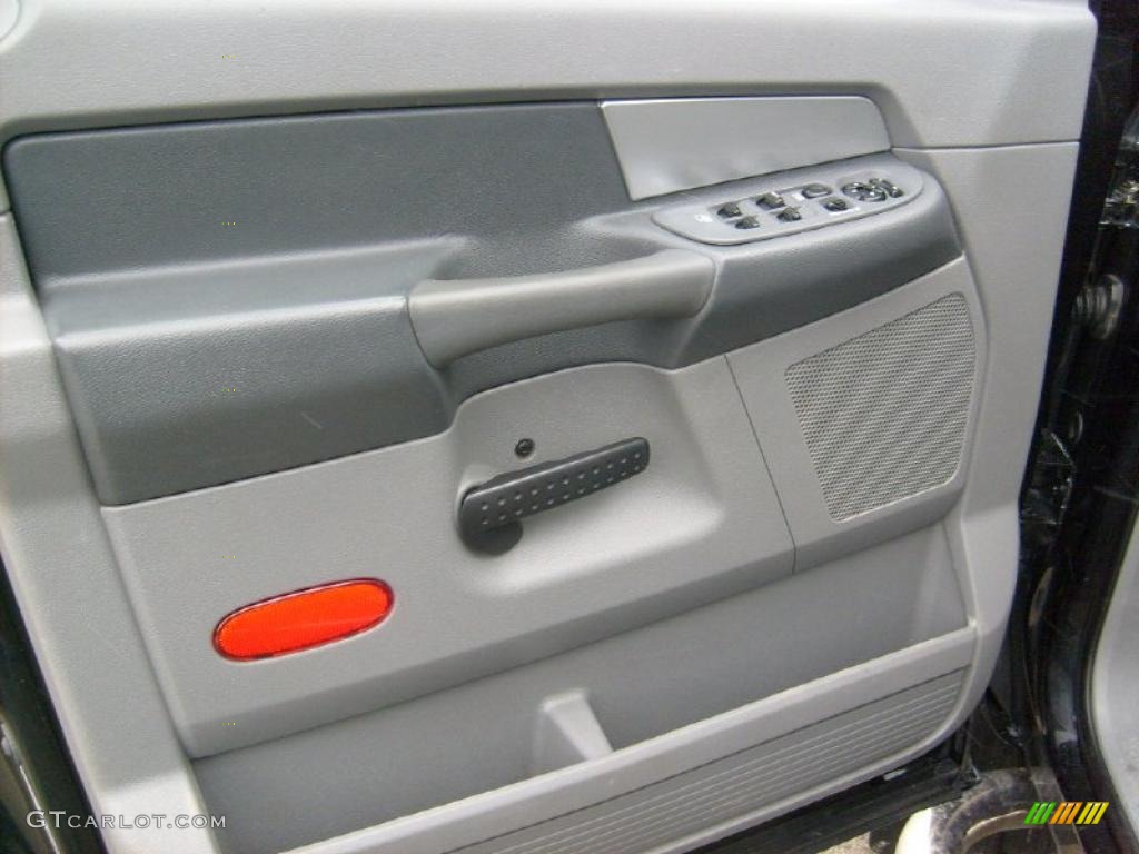 2008 Ram 3500 Big Horn Edition Quad Cab 4x4 - Brilliant Black Crystal Pearl / Medium Slate Gray photo #13