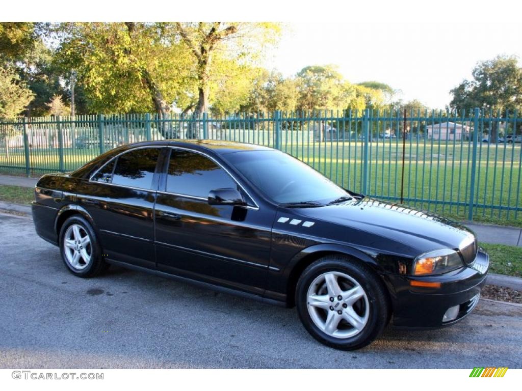 Black 2002 Lincoln LS V6 Exterior Photo #41000714