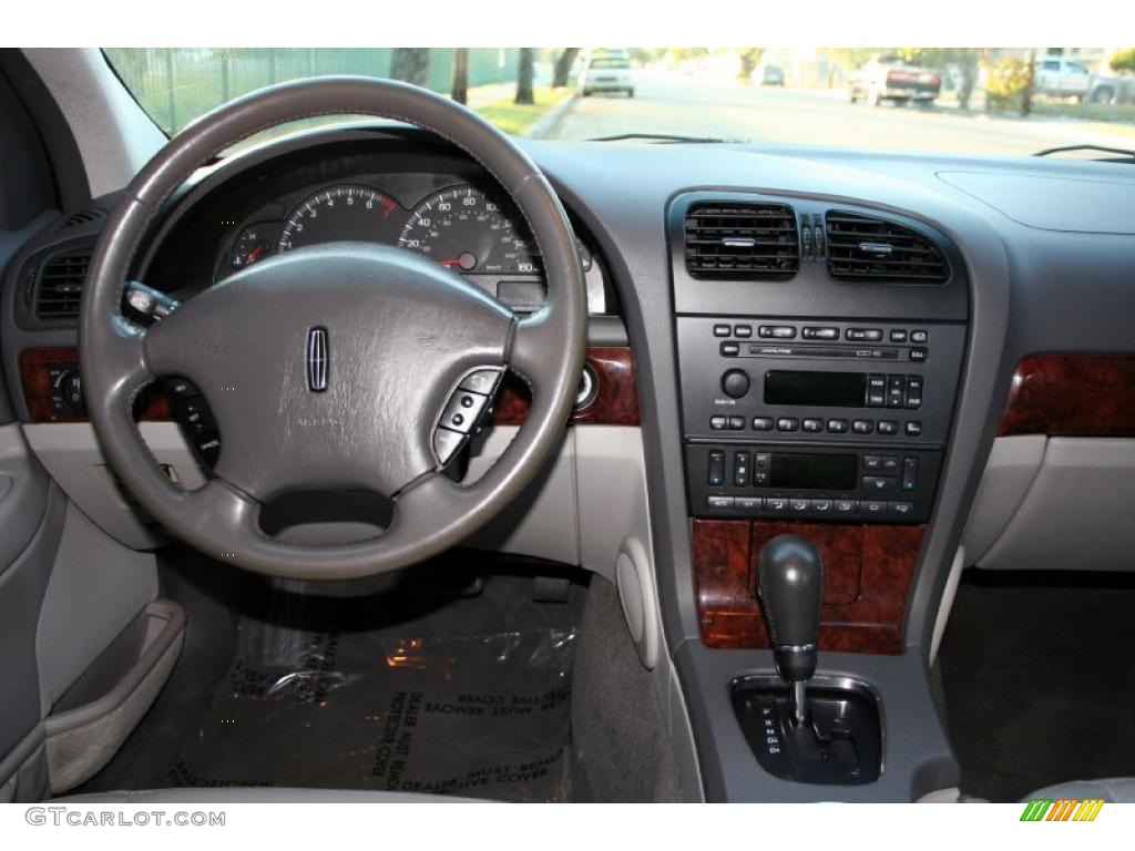 2002 Lincoln LS V6 Light Graphite Dashboard Photo #41001566