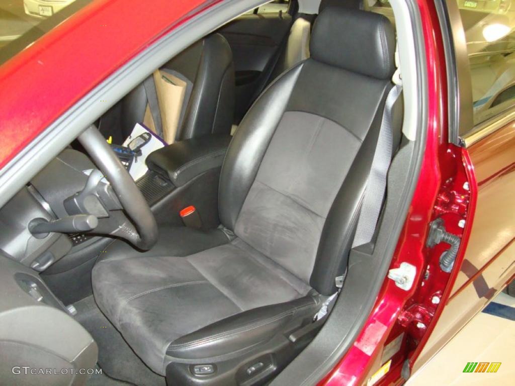 Ebony Interior 2008 Chevrolet Malibu LT Sedan Photo #41002490