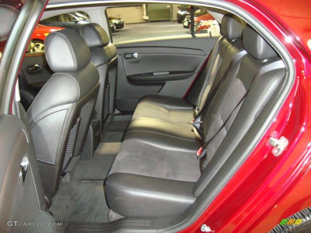 Ebony Interior 2008 Chevrolet Malibu LT Sedan Photo #41002574
