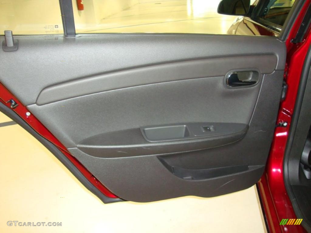2008 Chevrolet Malibu LT Sedan Ebony Door Panel Photo #41002590