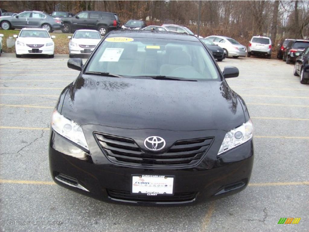 2008 Camry CE - Black / Bisque photo #3