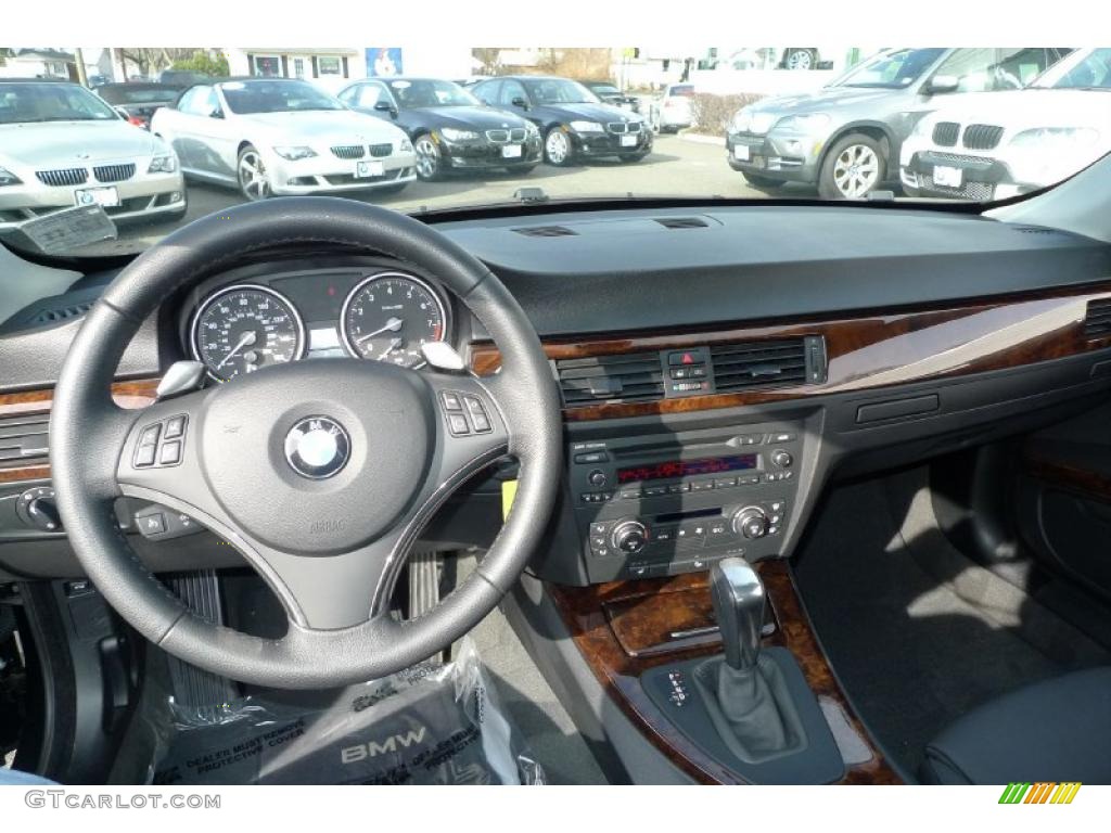 2008 3 Series 328xi Coupe - Jet Black / Black photo #8