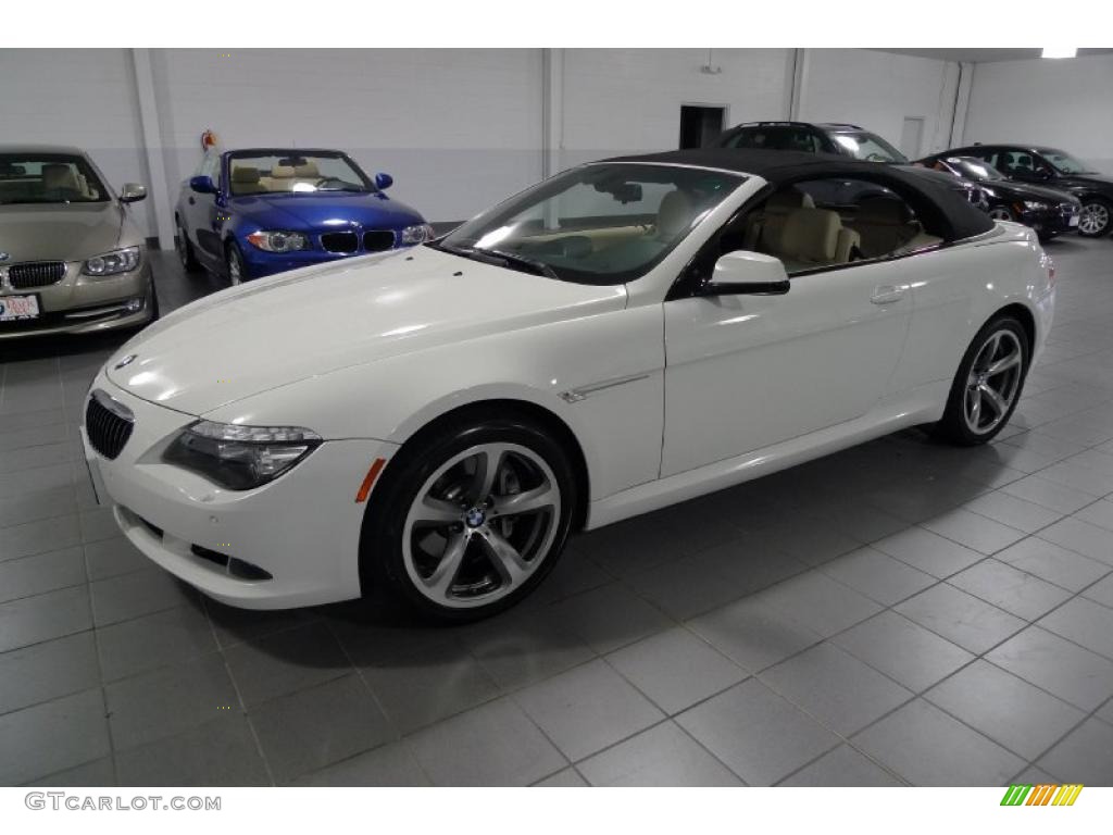 2010 6 Series 650i Convertible - Alpine White / Cream Beige photo #45