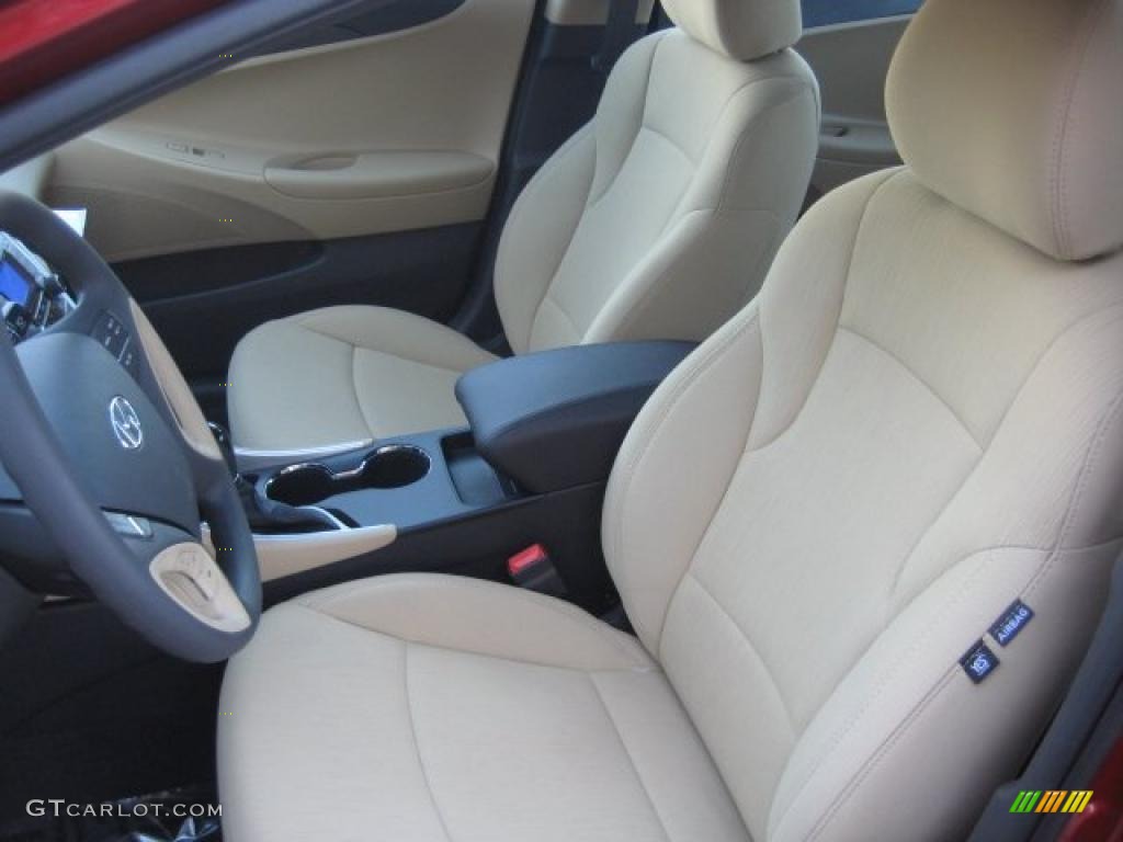 2011 Sonata GLS - Venetian Red / Camel photo #5