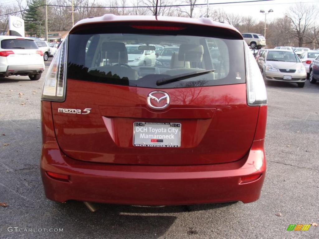 2008 MAZDA5 Touring - Copper Red / Sand photo #7