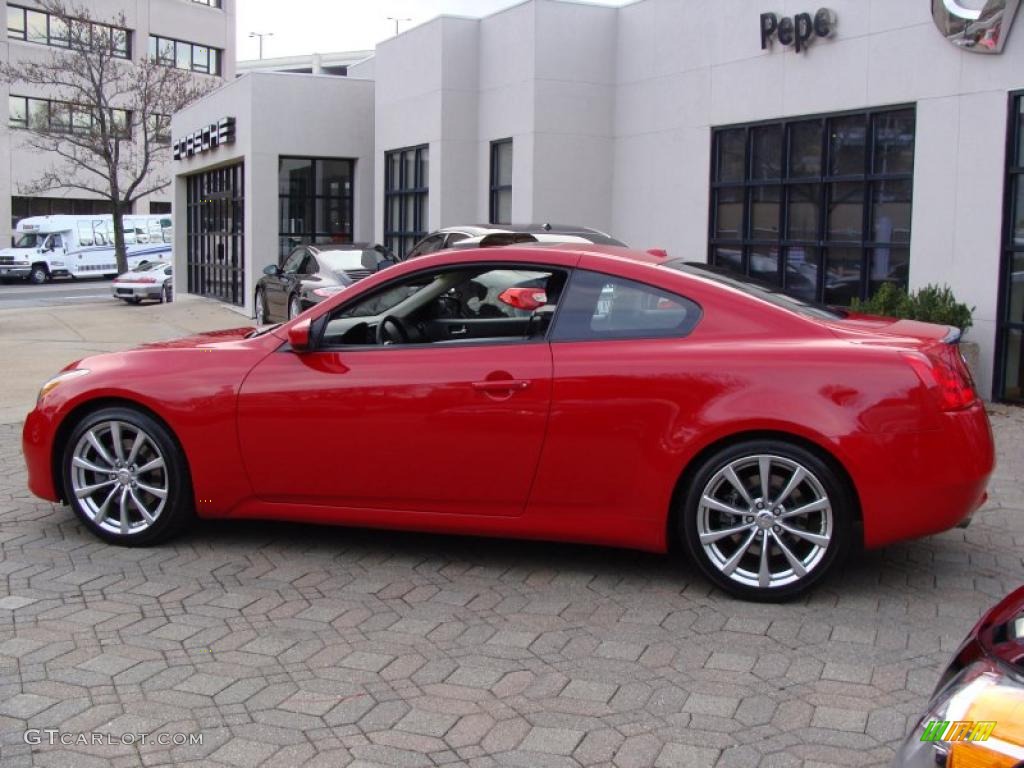 Vibrant Red 2008 Infiniti G 37 Coupe Exterior Photo #41007770