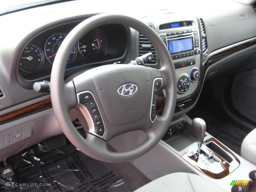 Gray Interior 2011 Hyundai Santa Fe GLS AWD Photo #41007978