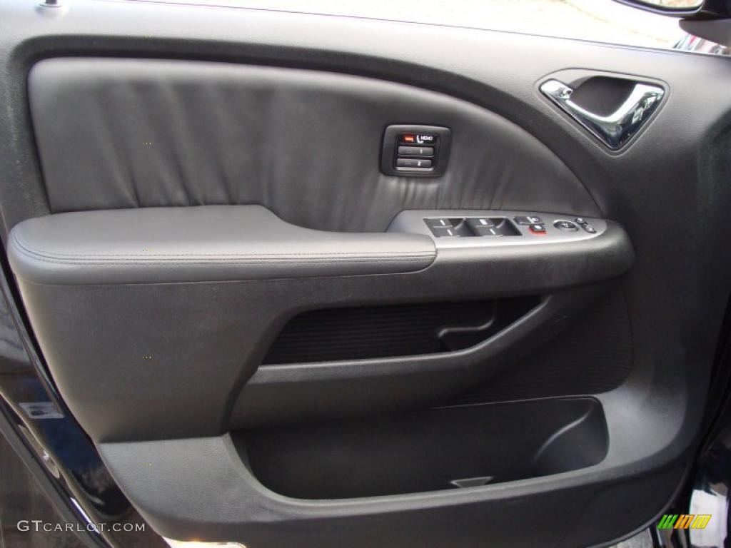 2008 Honda Odyssey Touring Black Door Panel Photo #41008546