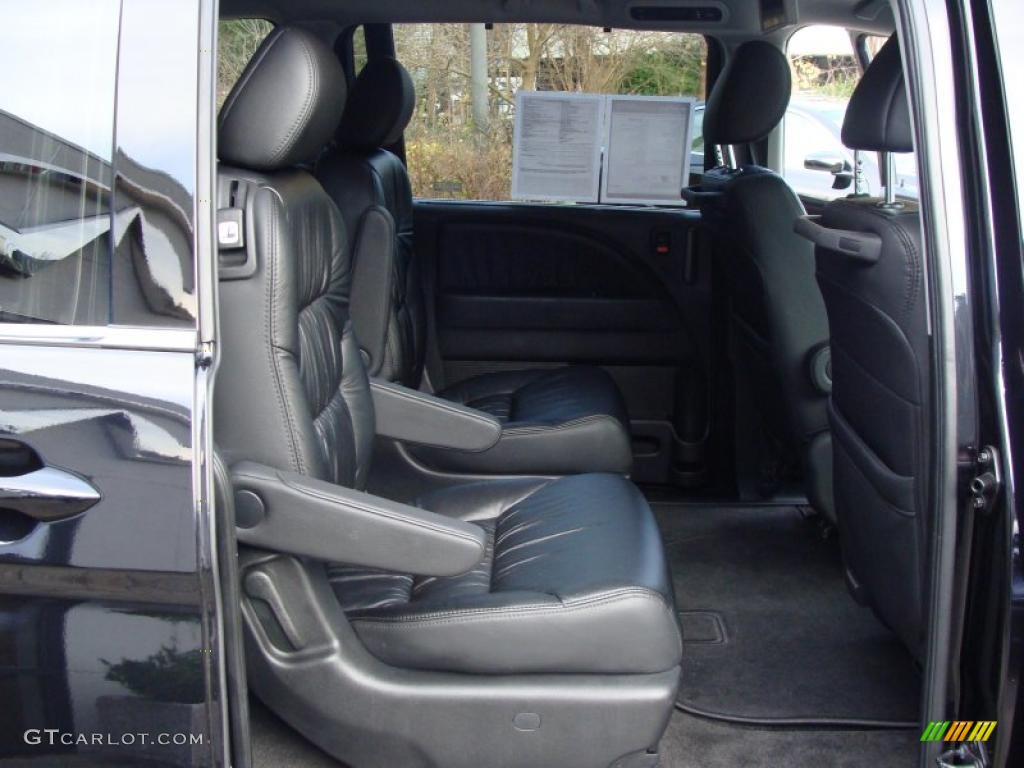 Black Interior 2008 Honda Odyssey Touring Photo #41008658