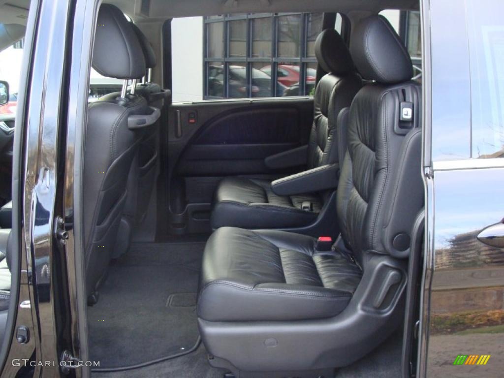 Black Interior 2008 Honda Odyssey Touring Photo #41008690