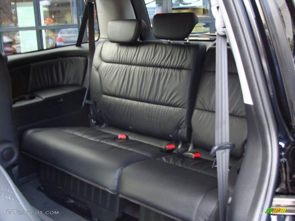 Black Interior 2008 Honda Odyssey Touring Photo #41008706