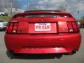 2000 Laser Red Metallic Ford Mustang GT Convertible  photo #7