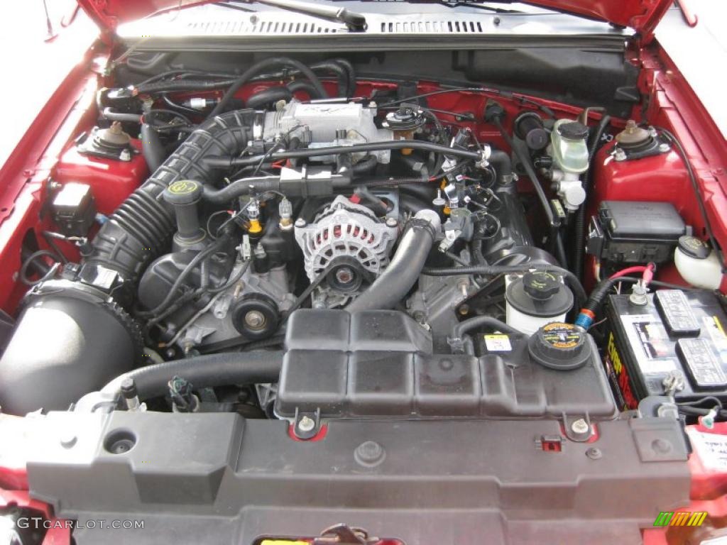 2000 Ford Mustang GT Convertible 4.6 Liter SOHC 16-Valve V8 Engine Photo #41010918