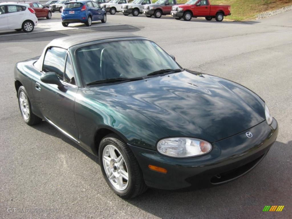 Emerald Green Mica 1999 Mazda MX-5 Miata LP Roadster Exterior Photo #41011762