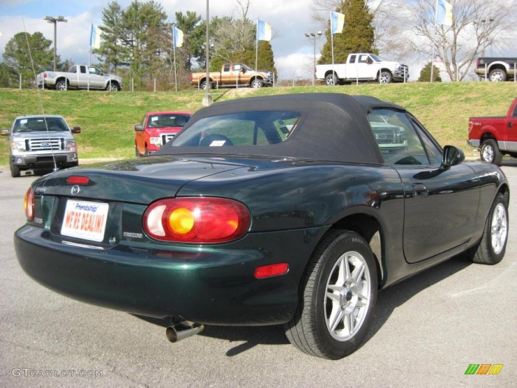 1999 MX-5 Miata LP Roadster - Emerald Green Mica / Black photo #6