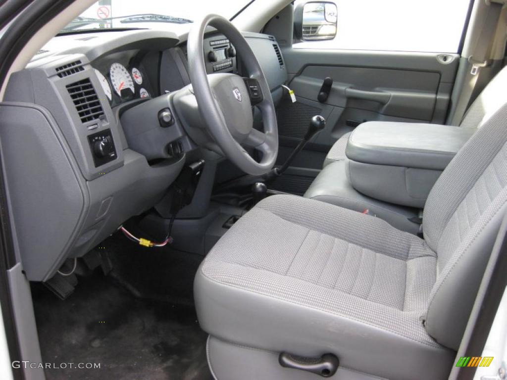 Medium Slate Gray Interior 2007 Dodge Ram 3500 ST Quad Cab 4x4 Dually Photo #41012834