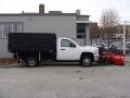 Summit White - Silverado 3500HD Regular Cab 4x4 Chassis Dump Truck Photo No. 5