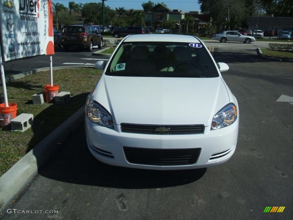 2011 Impala LS - Summit White / Neutral photo #3