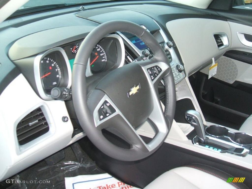 Light Titanium/Jet Black Interior 2011 Chevrolet Equinox LT Photo #41016543