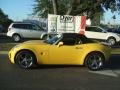 2008 Mean Yellow Pontiac Solstice GXP Roadster  photo #3