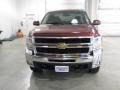 2008 Deep Ruby Metallic Chevrolet Silverado 2500HD LTZ Extended Cab 4x4  photo #3