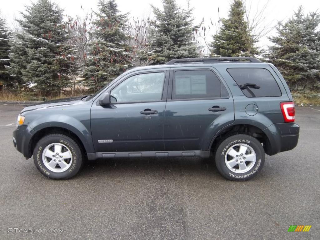 2008 Escape XLT 4WD - Black Pearl Slate Metallic / Charcoal photo #1