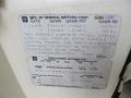 Info Tag of 1988 Corvette 35th Anniversary Coupe