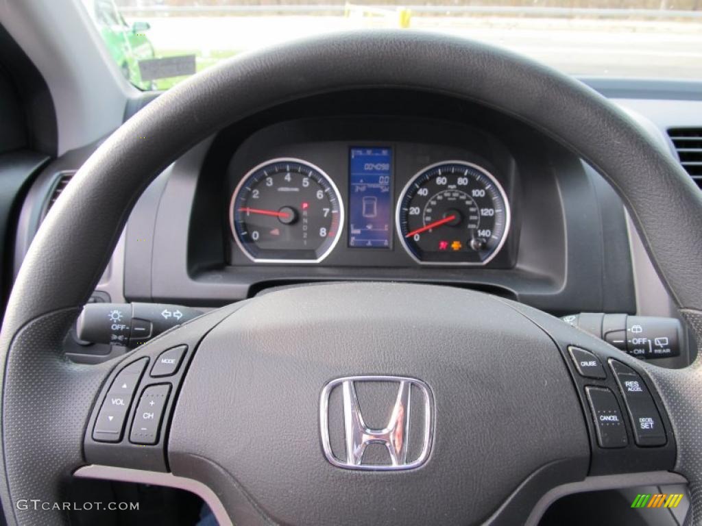 2010 Honda CR-V EX AWD Gray Steering Wheel Photo #41020899