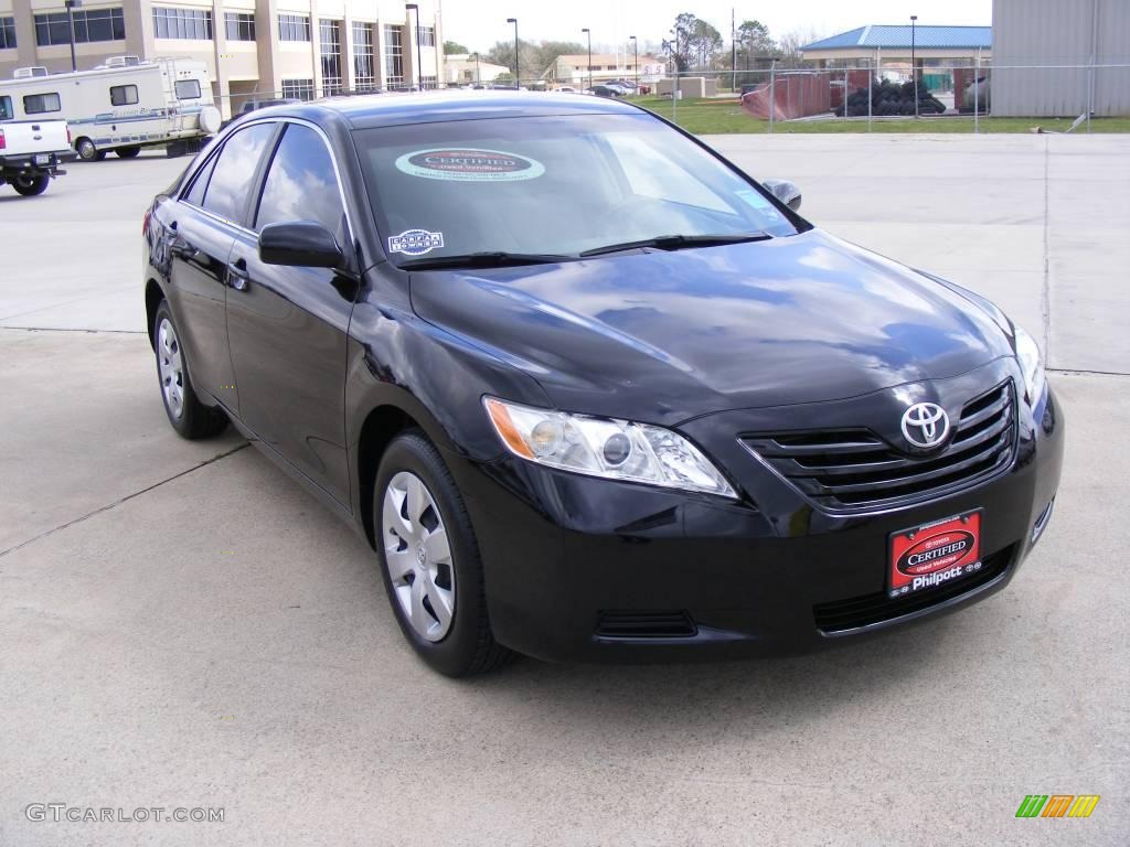 2008 Camry LE - Black / Ash photo #4