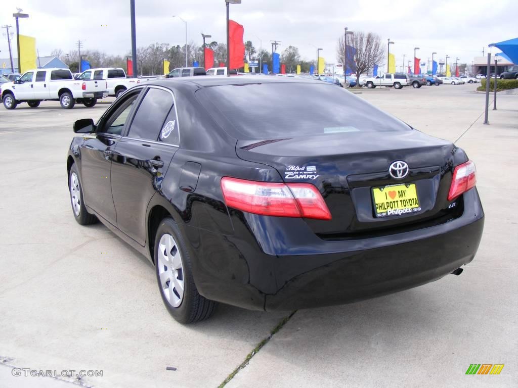 2008 Camry LE - Black / Ash photo #8