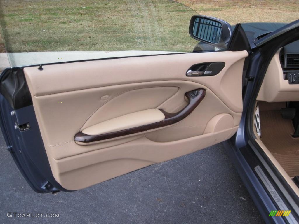 2004 BMW 3 Series 330i Convertible Sand Door Panel Photo #41023608