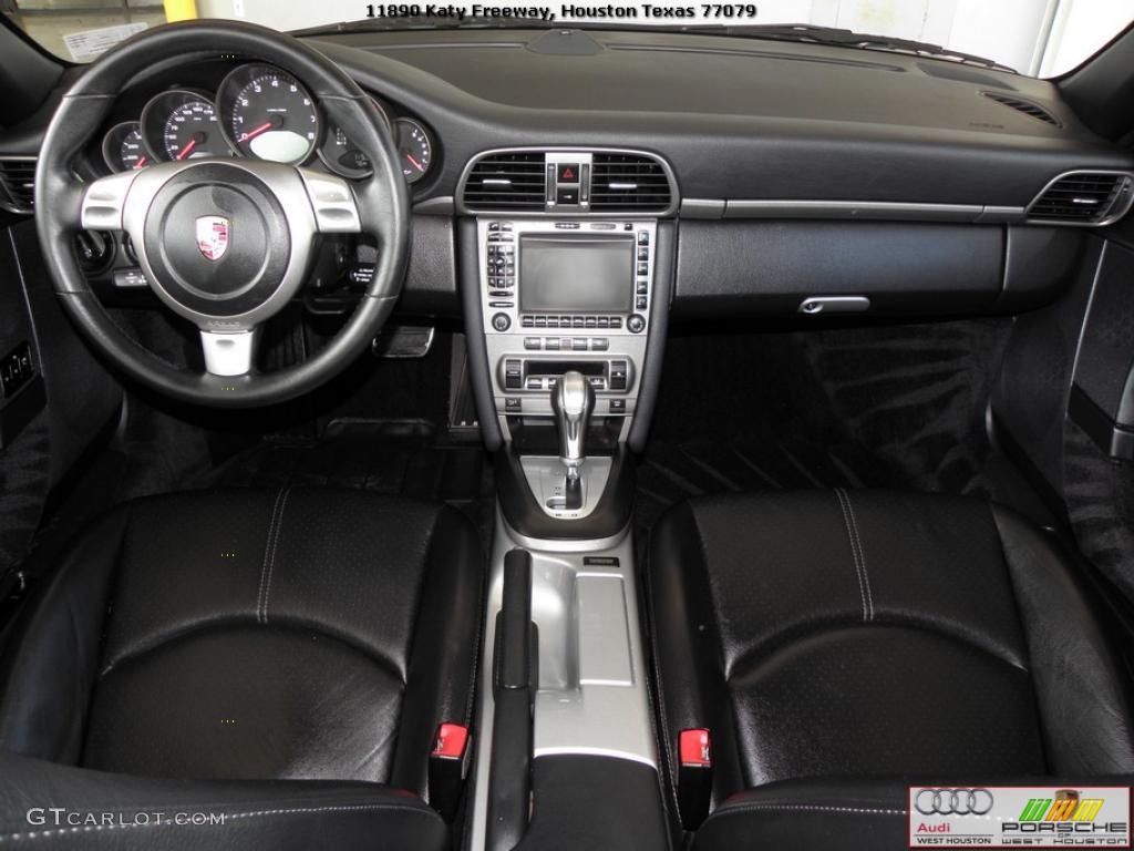 Black Interior 2007 Porsche 911 Carrera Coupe Photo #41024156