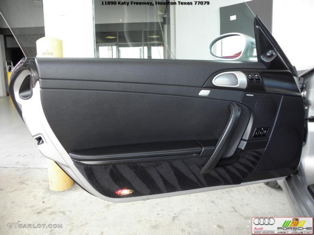 2007 Porsche 911 Carrera Coupe Black Door Panel Photo #41024340