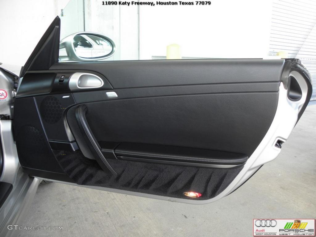2007 Porsche 911 Carrera Coupe Black Door Panel Photo #41024348