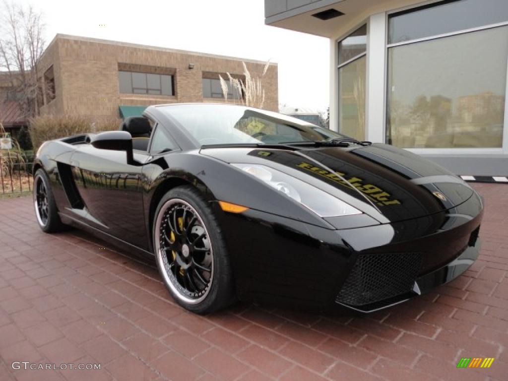 Nero Noctis (Black) 2006 Lamborghini Gallardo Spyder Exterior Photo #41024360