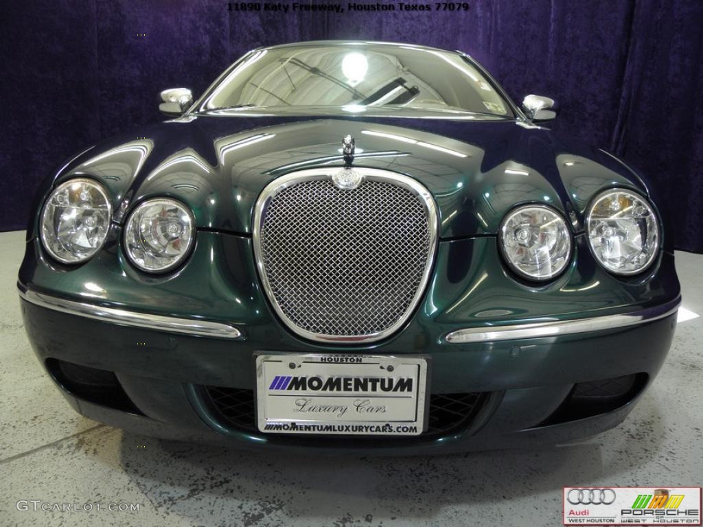 2008 S-Type 3.0 - British Racing Green / Champagne photo #18