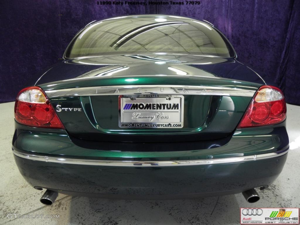 2008 S-Type 3.0 - British Racing Green / Champagne photo #20