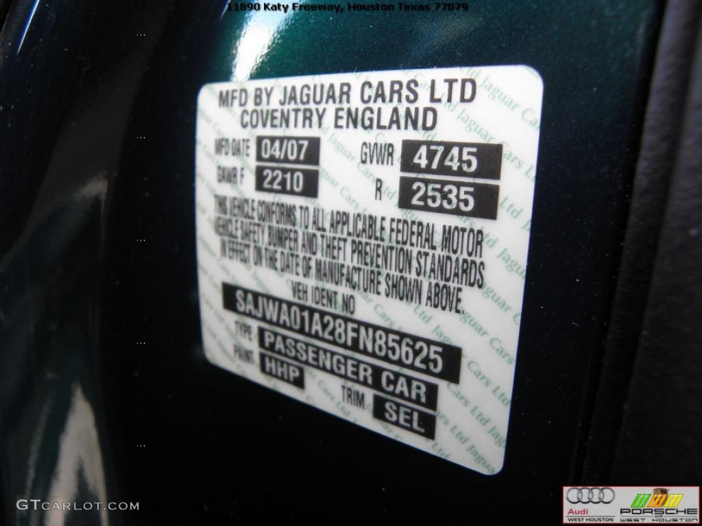 2008 S-Type 3.0 - British Racing Green / Champagne photo #34