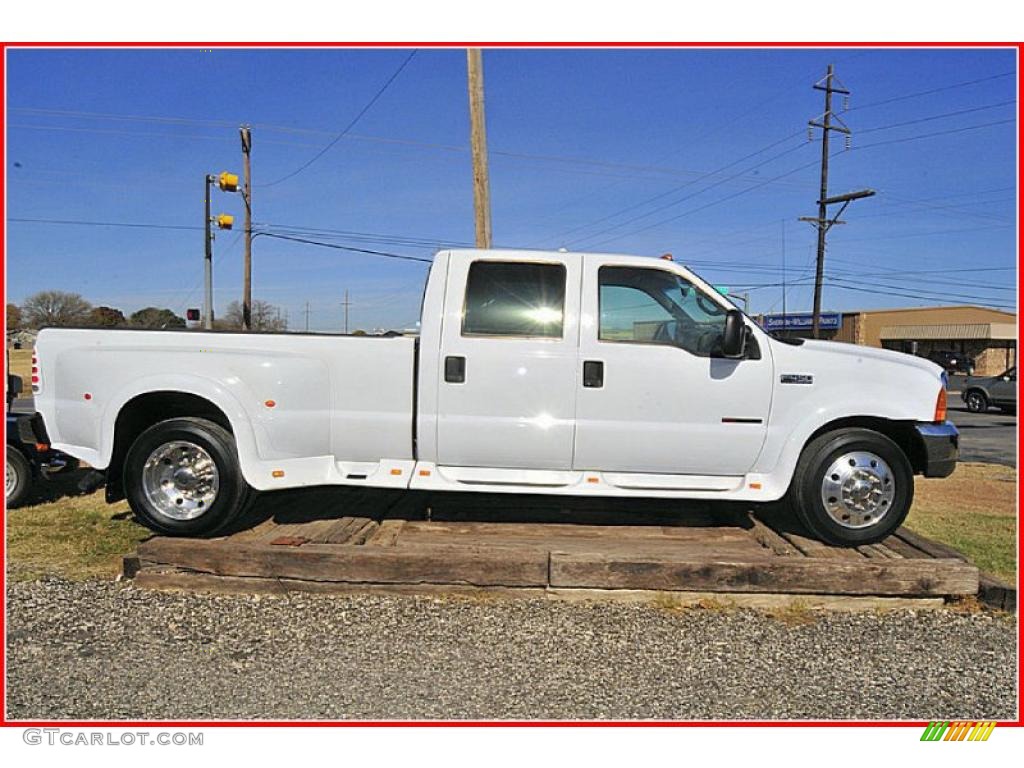 Oxford White 2000 Ford F450 Super Duty XLT Crew Cab 4x4 Dually Exterior Photo #41027956