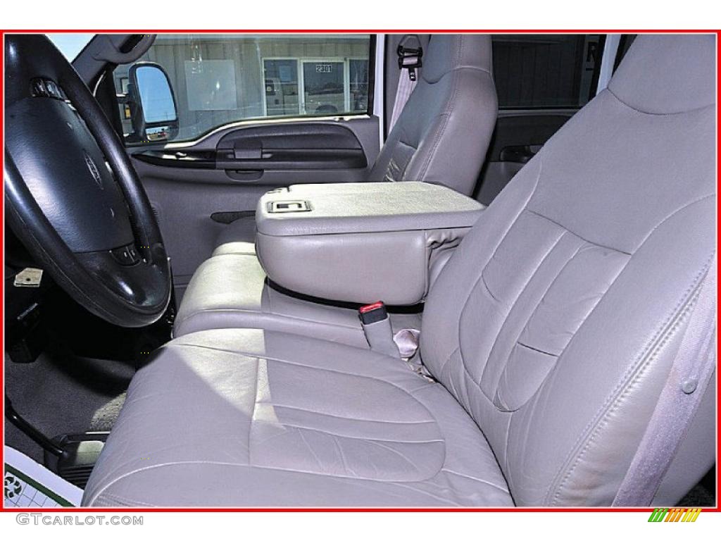 Medium Graphite Interior 2000 Ford F450 Super Duty XLT Crew Cab 4x4 Dually Photo #41028072