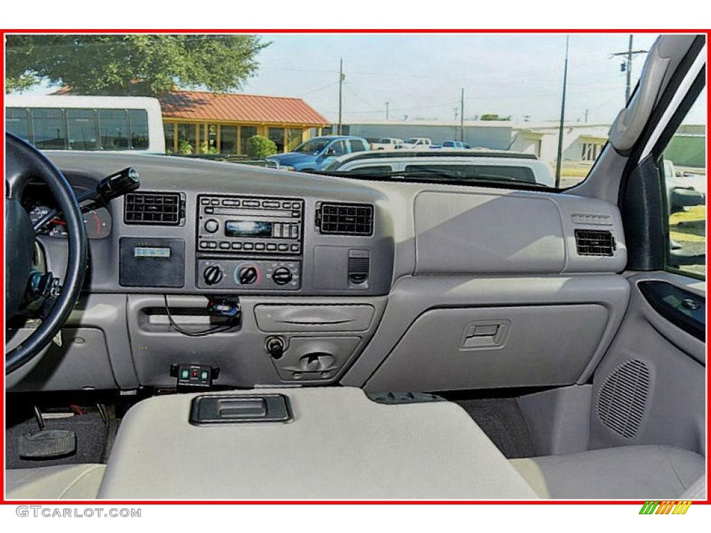 2000 Ford F450 Super Duty XLT Crew Cab 4x4 Dually Medium Graphite Dashboard Photo #41028268