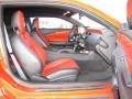 Black/Inferno Orange 2010 Chevrolet Camaro SS/RS Coupe Interior Color